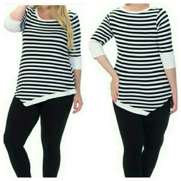 Wild Plum Tops - ➕ Casual Stripe Top